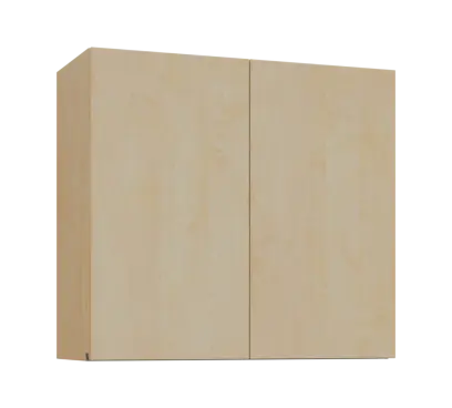 MHHR - 8 horní skříňka, 1-dveřová, rohová, pravá, 730x800x300, bříza světlá
